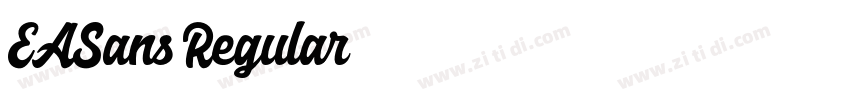 EASans Regular◆字体转换